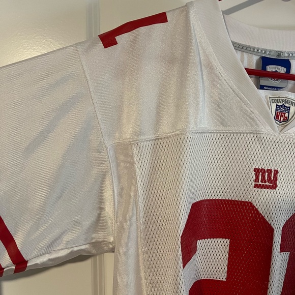 Reebok NFL White New York Giants Jersey- Tiki Barber #21 - Picture 7 of 7